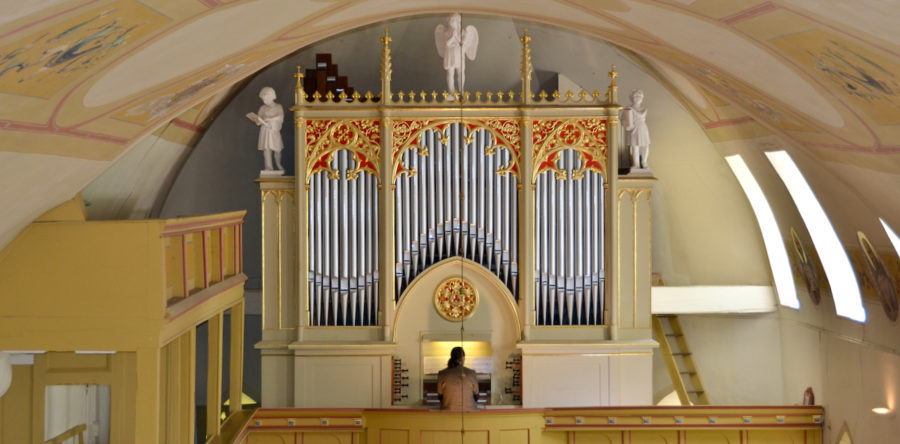 Matthias Grünert unterwegs | Molschleben Dorfkirche | Schulze-Orgel | Felix Mendelssohn-Bartholdy | 2. Sonate in c-Moll Opus 65,2
